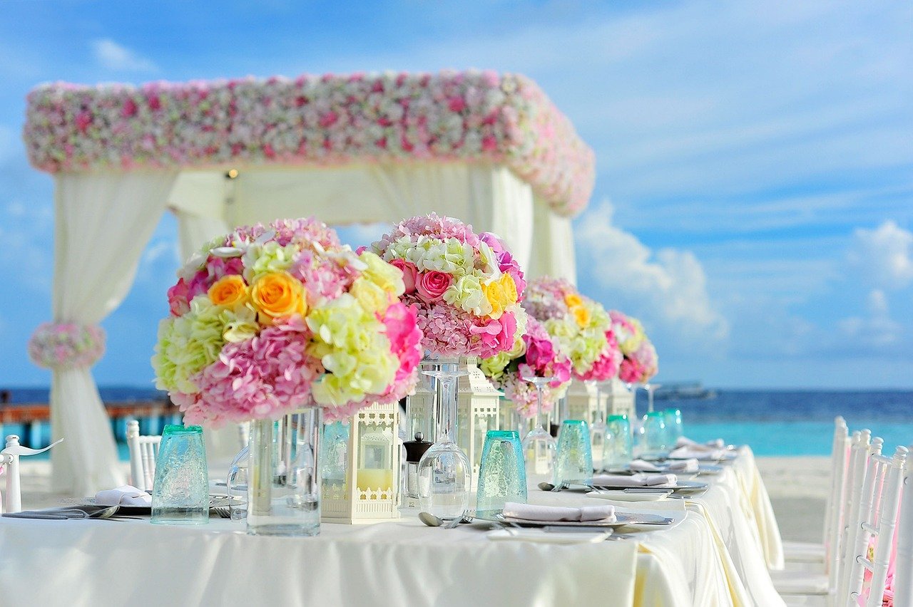 beach, flower wallpaper, wedding-1854076.jpg